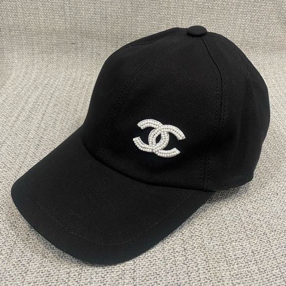 CHANEL Women’s Black Cap